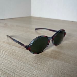 Vintage Bausch & Lomb Oberlin Sunglasses RARE! Oval Purple Blue Canada READ
